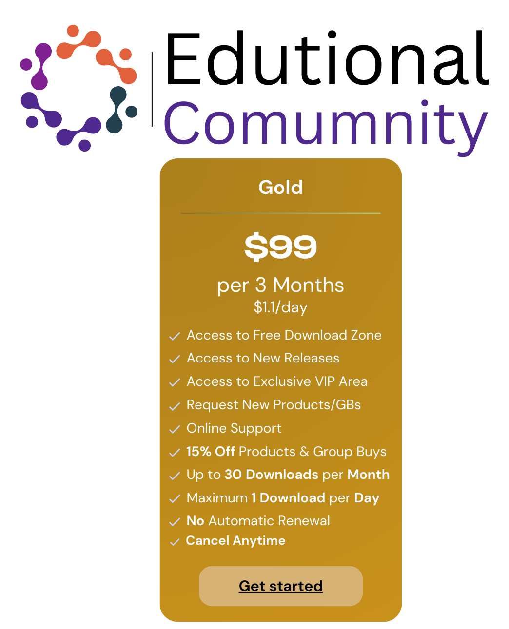 Gold Membership